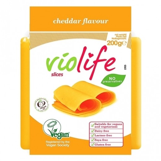 Buy Violife Vegan Gluten Free Cheddar Flavour Cheese Slices 200 g