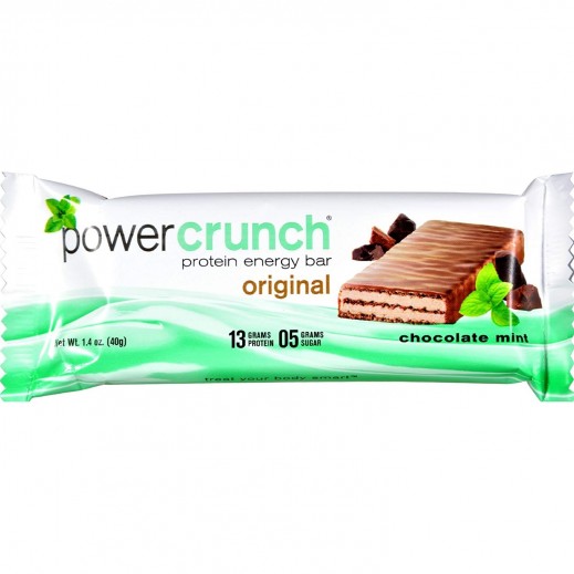 Buy Power Crunch Chocolate Mint Energy Bar 40 g توصيل