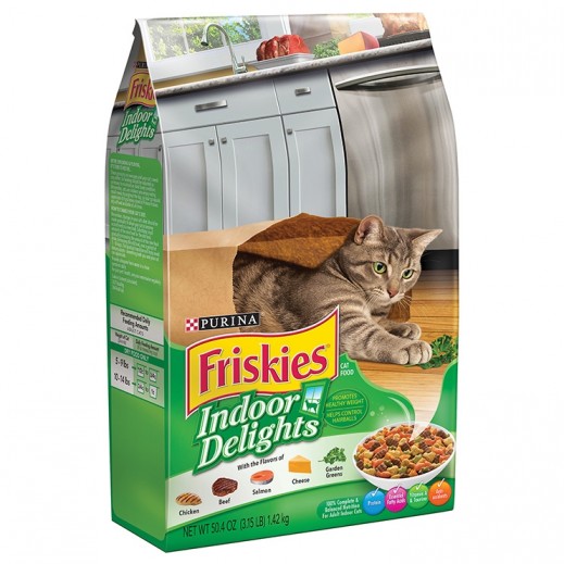 Buy Purina Friskies Indoor Delights Dry Cat Food 2 x 1.420 kg توصيل