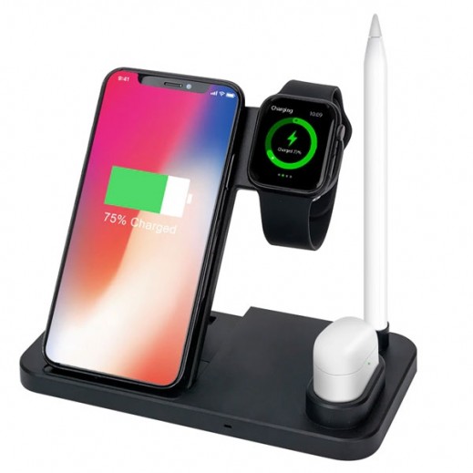 Buy 4 in 1 Fast Wireless Charging Station for Apple Devices Dock