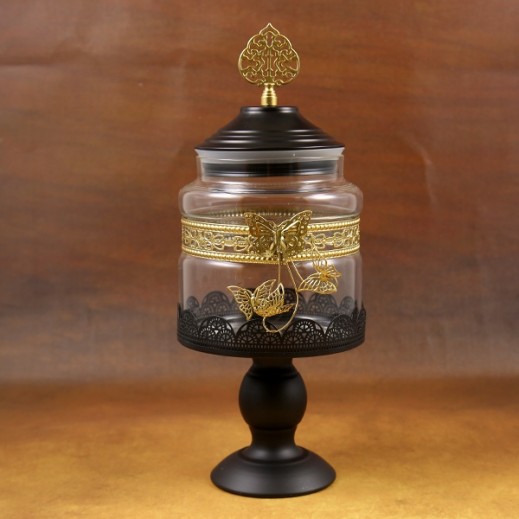 Buy Glass Decorative Serving Bowls With Lid Large توصيل