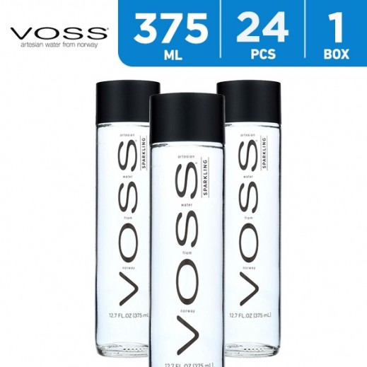 Buy Voss Sparkling Water Glass 24 x 375 ml توصيل