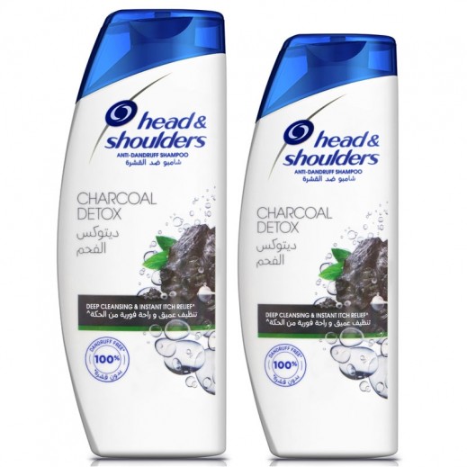 Buy Head & Shoulders Charcoal Shampoo 700 + 400 ml Free توصيل