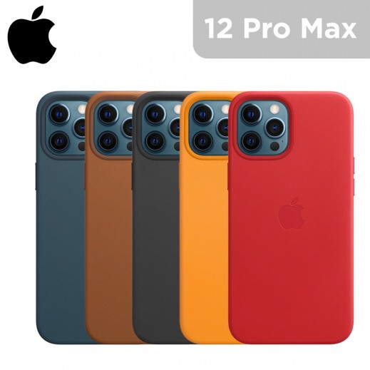 Apple iPhone 12 Pro Max Leather Case with MagSafe توصيل