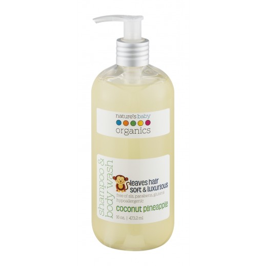 Buy Nature's Baby Organics Coconut Pineapple Shampoo & Body Wash 473.2