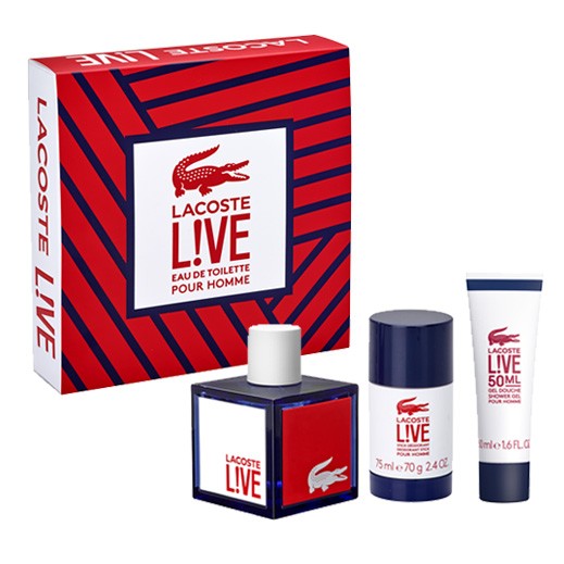 lacoste live gift set