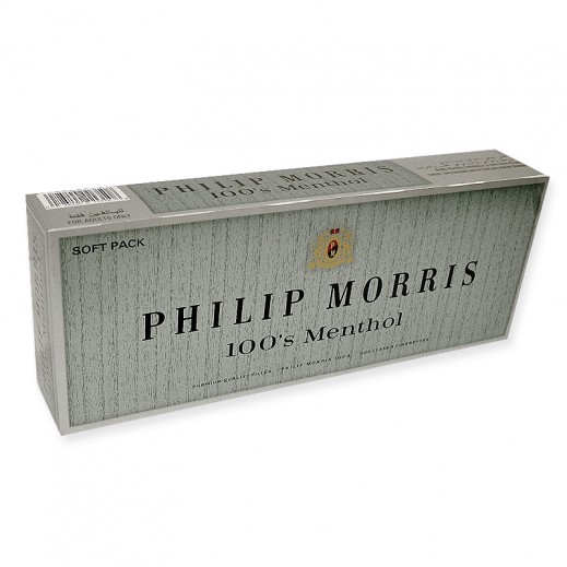 Philip Morris 100s Menthol Cigarettes توصيل Taw9eel Com