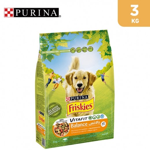 Buy Purina Friskies Balance Dog Food With Chicken And Vegetables 3 Kg توصيل Taw9eel Com