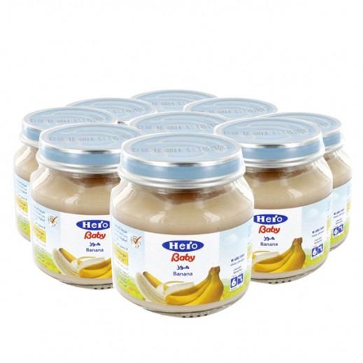Buy Wholesale Hero Baby Food Jar Banana 125 G 12 Pieces توصيل Taw9eel Com