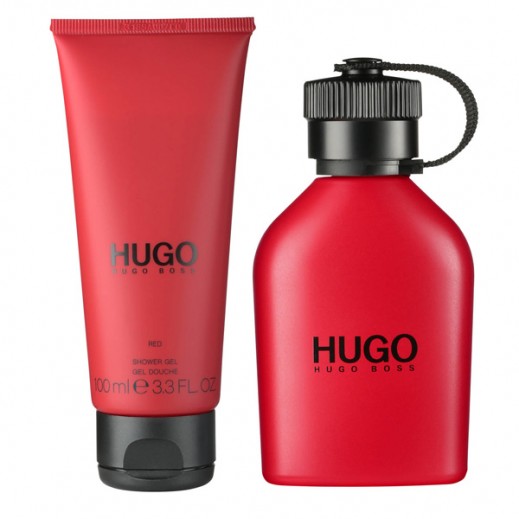 Buy Hugo Red By Hugo Boss Gift Set For Him EDT 75ml + Shower Gel 100ml