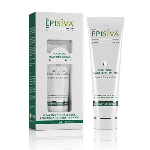 Buy Episiva Natural Hair Reducing Face & Body Cream 140 ml توصيل