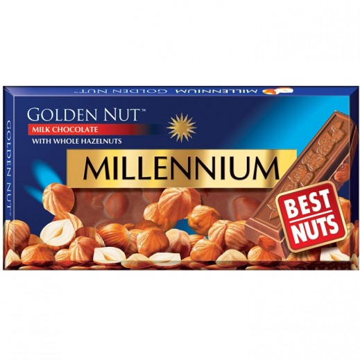 Buy Millennium Golden Nut Milk Chocolate With Whole Hazelnuts 100 g
