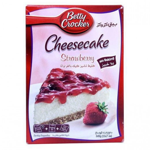 Buy Betty Crocker Strawberry Cheese Cake Mix 360 g | توصيل Taw9eel.com