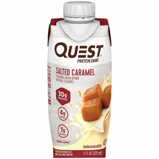 Buy Quest 30 g Protein Shake Salted Caramel Flavored 325 ml توصيل
