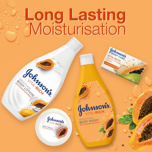 Buy JOHNSON'S Vita Rich Papaya Body Lotion 400 ml توصيل