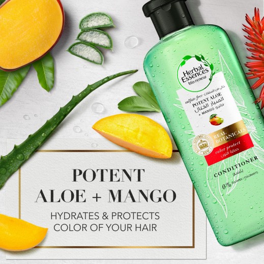 Buy Herbal Essences Aloe Vera + Mango Conditioner for Dry Hair 400 ml