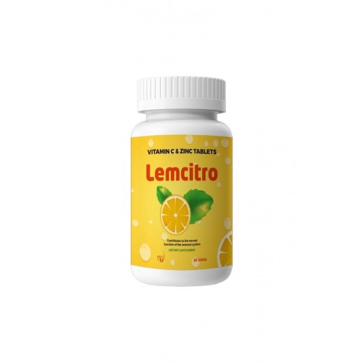 Buy Lemcitro Vitamin C Zinc 60 Tablets توصيل Taw9eel Com