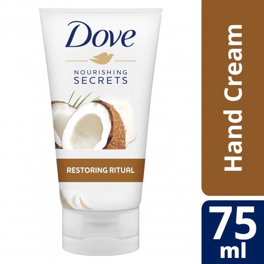 Buy Dove Restoring Ritual Hand Cream For Dry Skin 75 ml توصيل