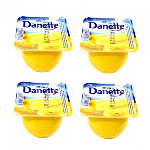 Vanilla Pudding 4 x 90 g توصيل