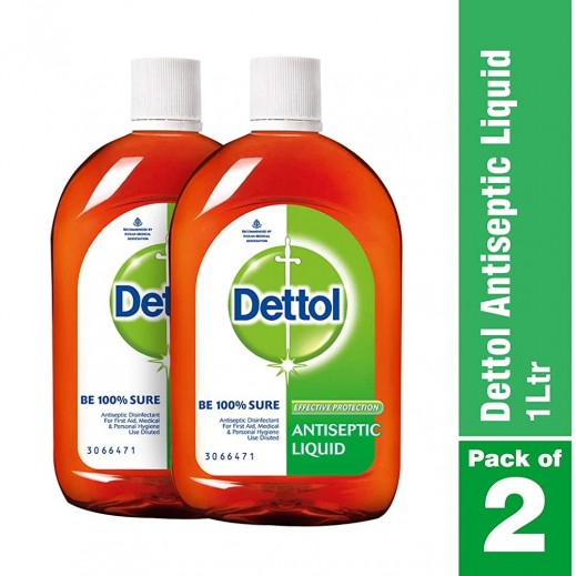 buy dettol antiseptic disinfectant liquid 2 x 1 l توصيل taw9eel com