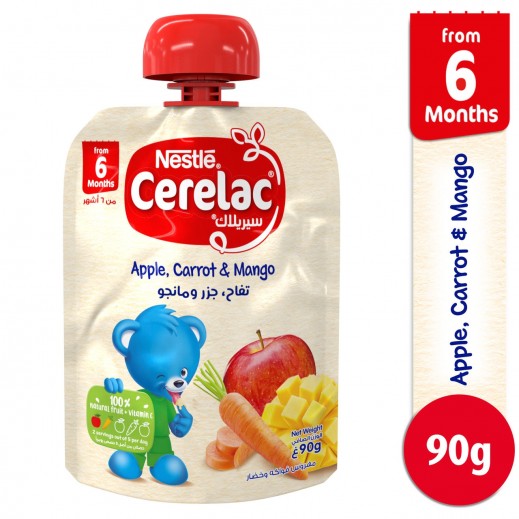 Buy Cerelac Apple Carrot &amp; Mango Baby Food 90 g (From 6