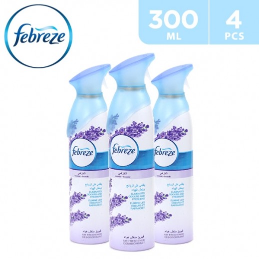 Buy Febreze Lavender Air Freshener 4 x 300 ml توصيل