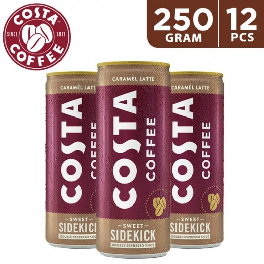 Buy Costa Coffee Ready To Drink Caramel Latte 12 x 250 ml توصيل