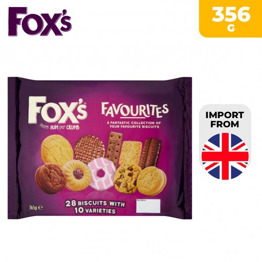 Buy Fox's Favorites 28 Biscuits with 10 Varieties 356 g توصيل