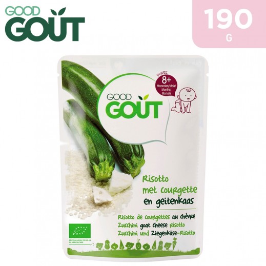 Buy Good Gout Organic Zucchini & Goat Cheese Risotto 190 g توصيل
