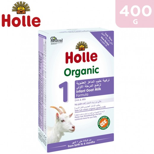 Buy Holle Organic Infant Goat Milk Formula Stage 1 (From Birth Onwards) 400 g توصيل