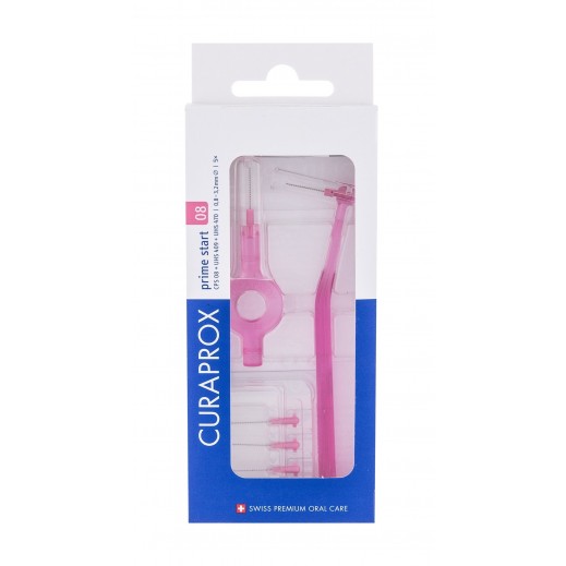 Buy Curaprox Interdental Brushes (5 Pieces Size 09 + Pink Holder) توصيل