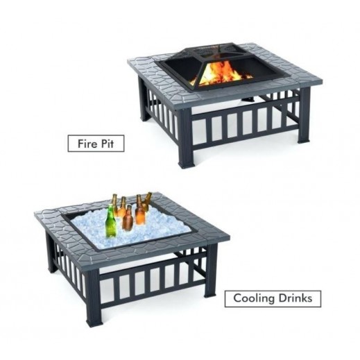 Buy Char Broil Square Fire Pit 80 X 80 Cm Delivered By Al Naki