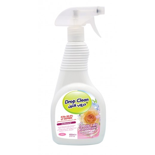 Buy Drop Clean Fabric & Air Deodorizer Rose Spray 650 ml توصيل