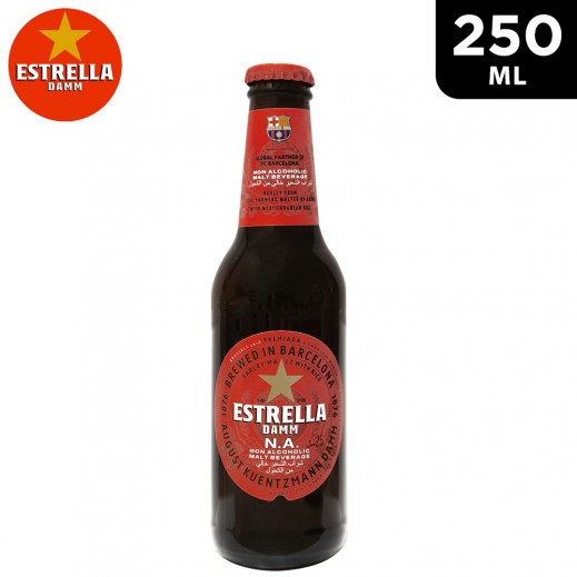 Buy Estrella Non Alcoholic Damm Barcelona Beer Bottle 250 ml توصيل