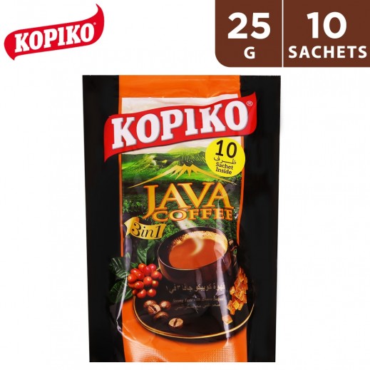 Buy Kopiko 3 In 1 Java Instant Coffee 10 X 25 G توصيل Taw9eel Com