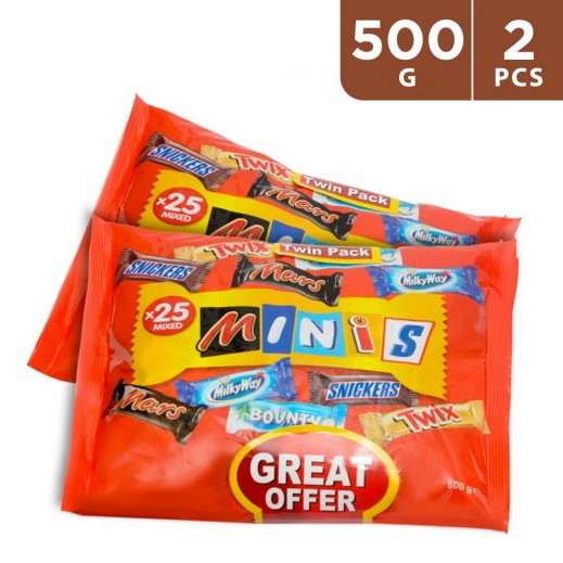 Buy Best Of Our Minis Chocolates 2 x 500 g توصيل