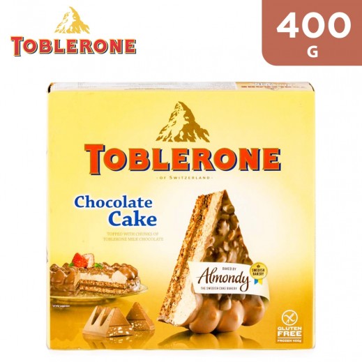 Buy Toblerone Frozen Gluten Free Chocolate Cake 400 g توصيل