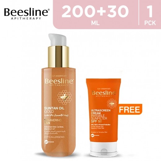 beesline tanning oil gold