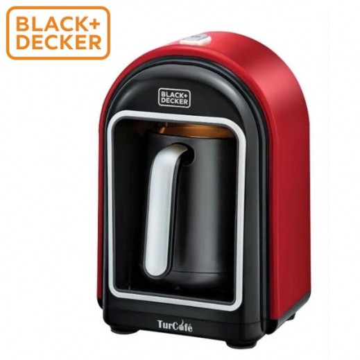 Buy Black & Decker 735W Turkish Coffee Maker 8 Cups Black & Red
