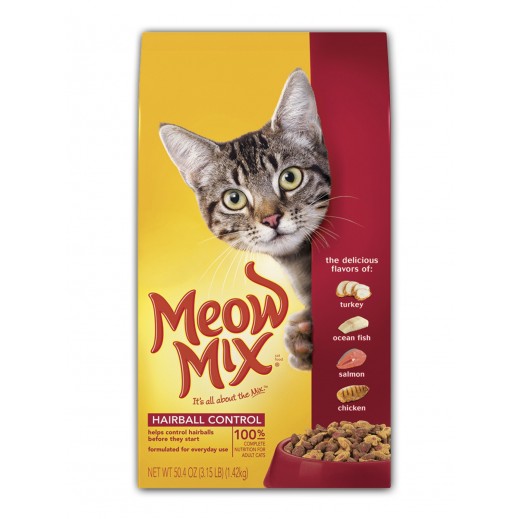 meow mix hairball