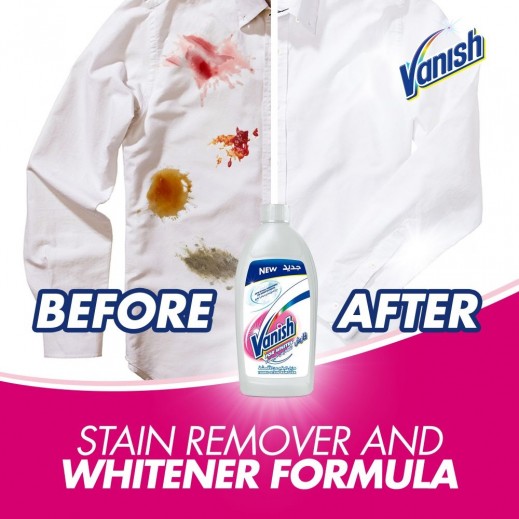 Buy Vanish Fabric Stain Remover Liquid White 3 L توصيل