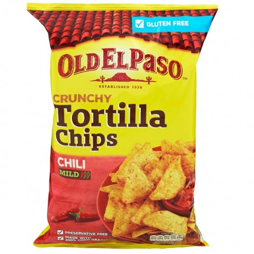 Buy Old El Paso Gluten Free Crunchy Tortilla Chips Chilli Mild 185 g