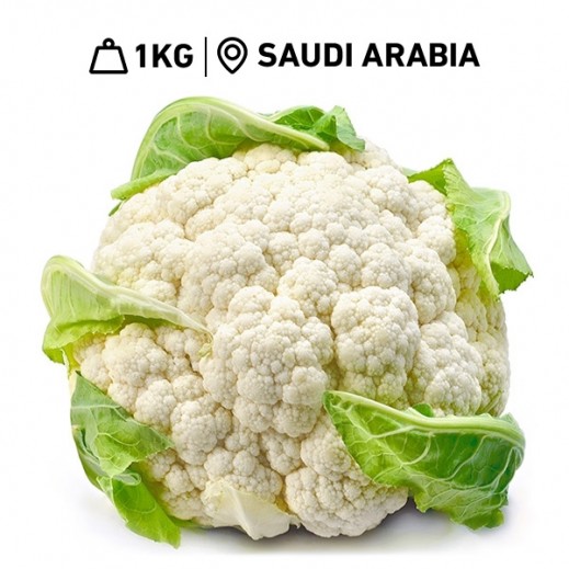 Buy Fresh Saudi Cauliflower 1 kg Approx توصيل
