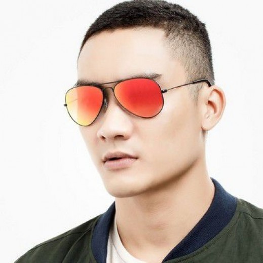ray ban orange gradient flash