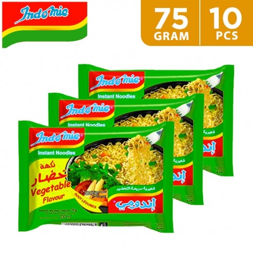 Indomie Instant Vegetable Flavour 10 x 75 g توصيل