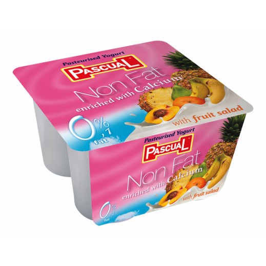Pascual Fruit Salad Non Fat Yogurt 4 x 125g | توصيل ...