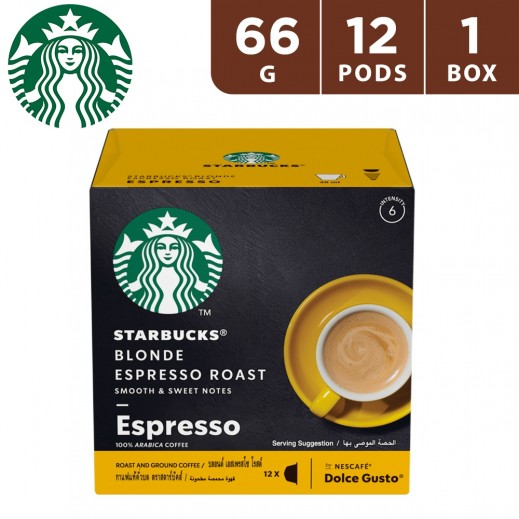 starbucks blonde roast nespresso capsules