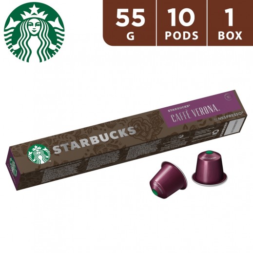 starbucks caffe verona nespresso pods