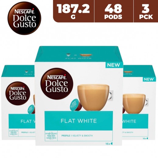 Buy Nescafe Dolce Gusto Flat White Capsule 187.2 g (3 x 16 Capsule