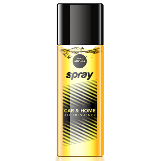 Aroma Car Freshener Pump Spray Black توصيل